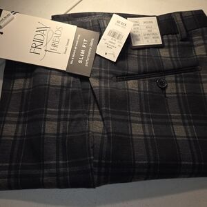 Friday Threads Slim Fit Dress Pants